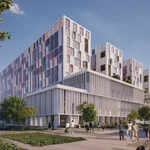 Vista artística del que será el tercer Hospital de Málaga