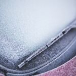 Cristal del coche congelado