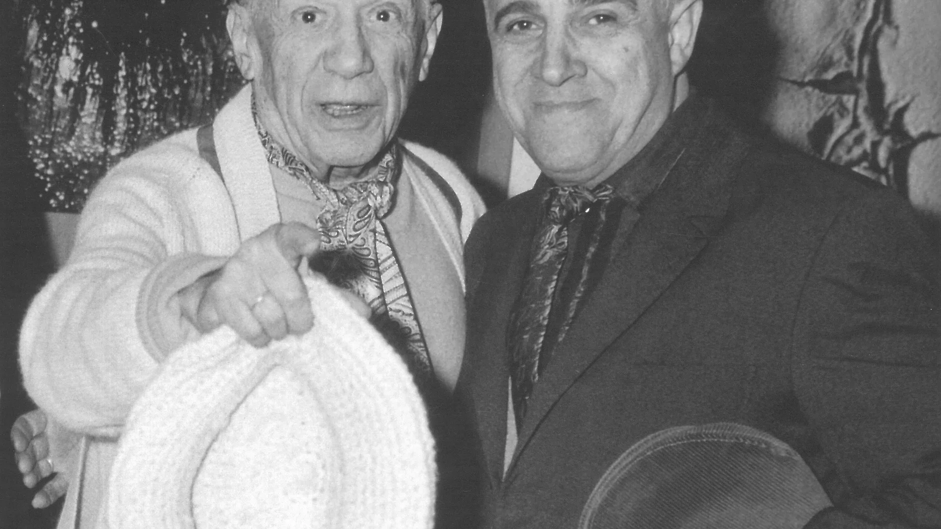 Pablo Picasso y Eugenio Arias