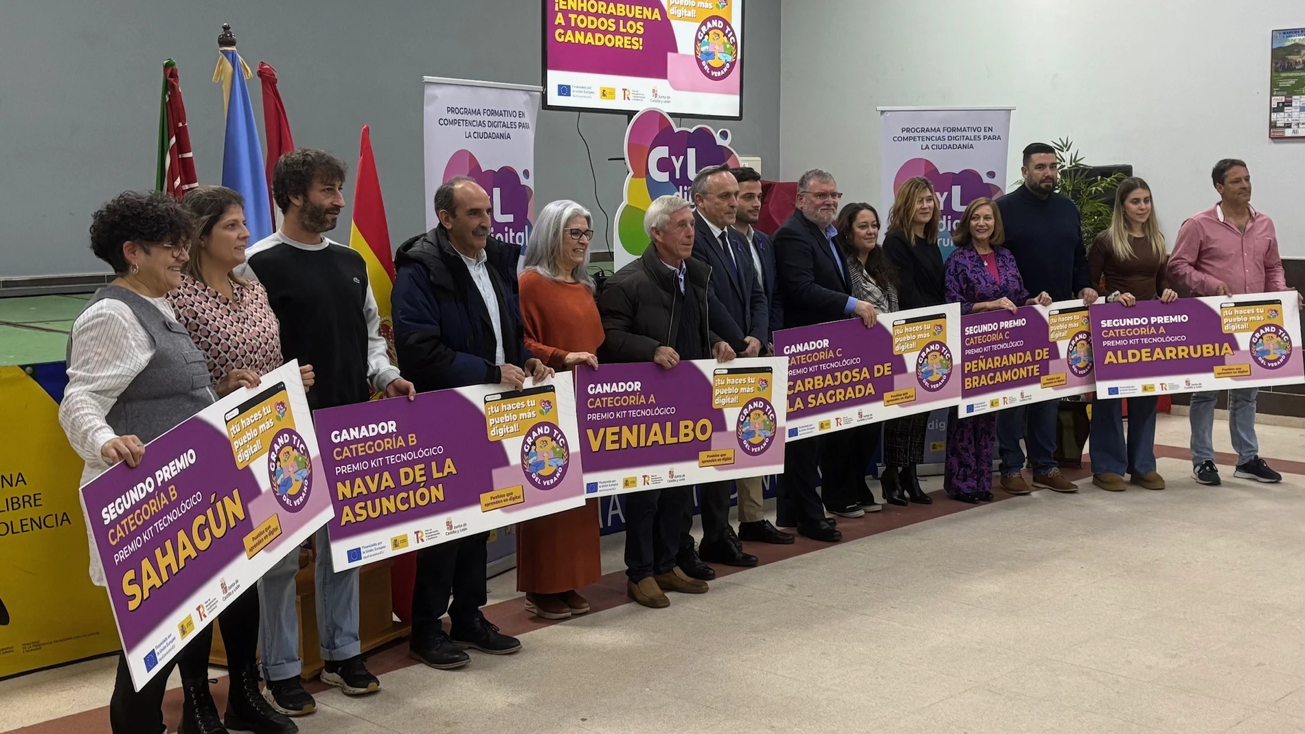 Entrega de los premios Grand Tic en Zamora
