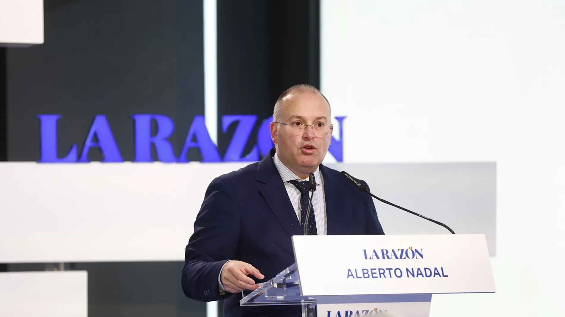 Miguel Tellado, secretario general del PP, este martes en la sede de LA RAZÓN