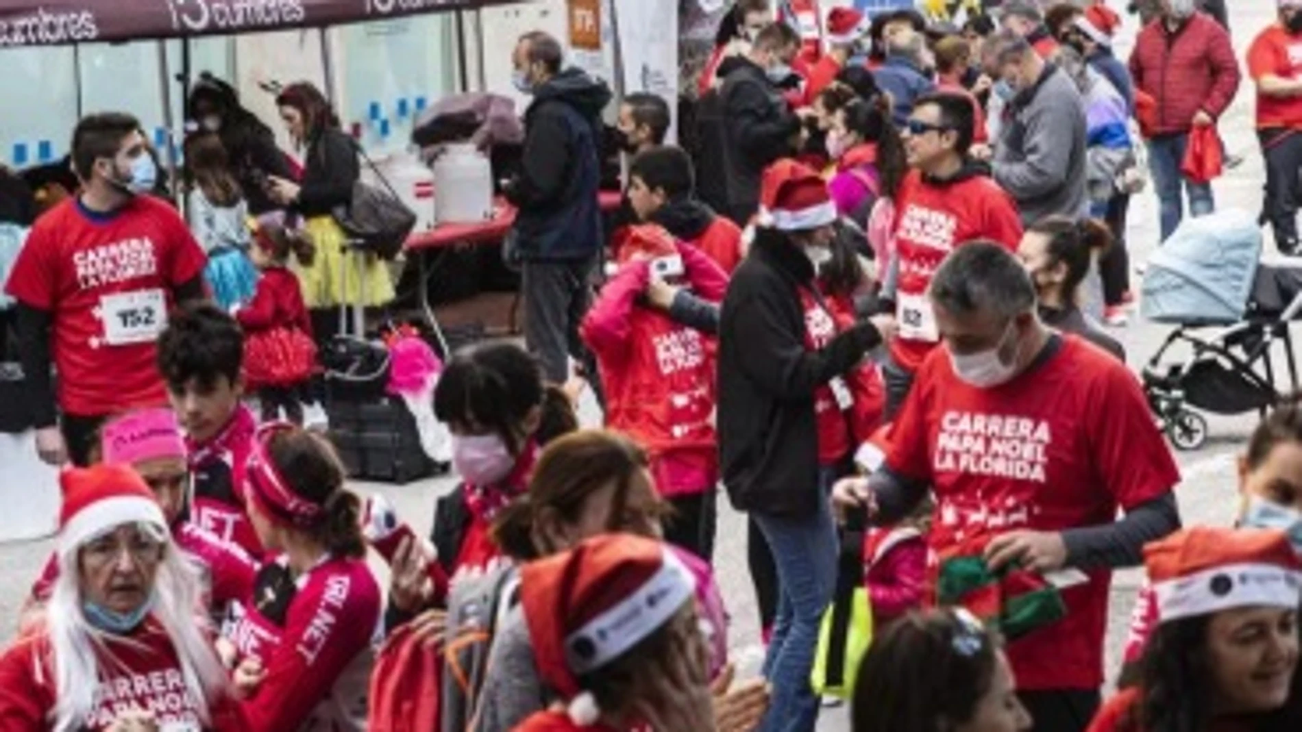 Imagen de archivo de la carrera de Papa-Noel-Florida de Alicante