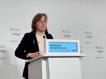 La portavoz del Govern, Sílvia Paneque.