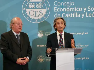 El Colegio de Economistas de Valladolid, Palencia y Zamora (Ecova) celebra el XIV Día del Economista, con la presencia del presidente del Ecova, Juan Carlos De Margarida, y el presidente del Consejo Económico y Social de Castilla y León (CES), Enrique Cabero El Colegio de Economistas de Valladolid, Palencia y Zamora (Ecova) celebra el XIV Día del Economista, con la presencia del presidente del Ecova, Juan Carlos De Margarida, y el presidente del Consejo Económico y Social de Castilla y León (CES), Enrique Cabero