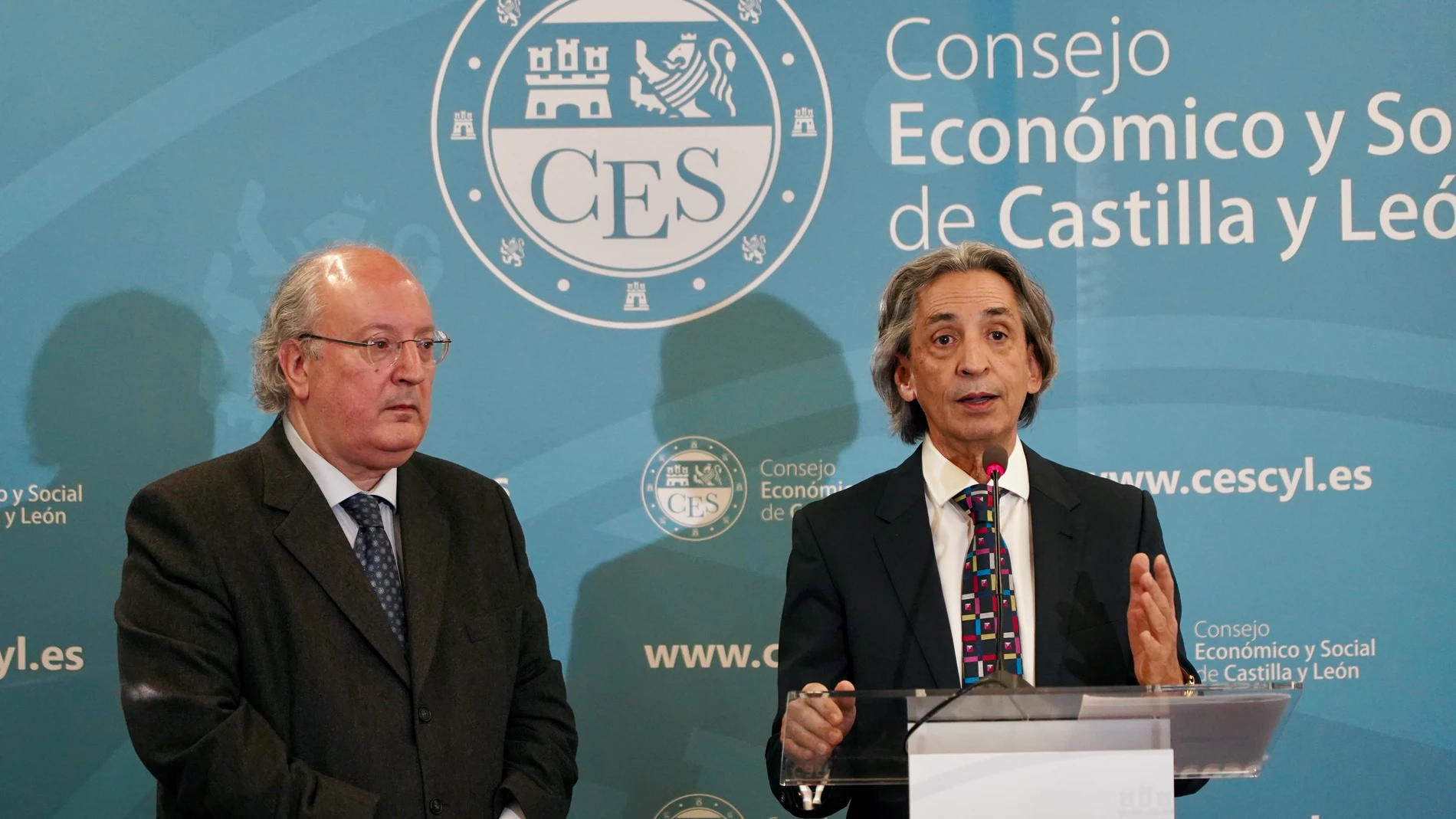 El Colegio de Economistas de Valladolid, Palencia y Zamora (Ecova) celebra el XIV Día del Economista, con la presencia del presidente del Ecova, Juan Carlos De Margarida, y el presidente del Consejo Económico y Social de Castilla y León (CES), Enrique Cabero