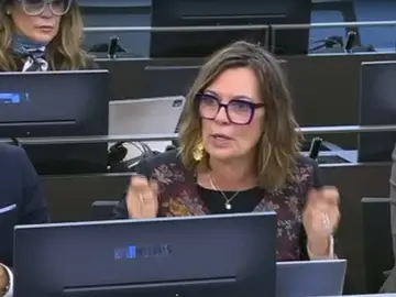 Mila Marcos durante su intervención en la Comisión de Agricultura, Pesca y Alimentación del Congreso de los Diputados Mila Marcos durante su intervención en la Comisión de Agricultura, Pesca y Alimentación del Congreso de los Diputados
