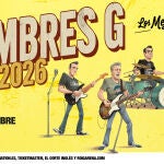 Hombres G traerá su gira "Los Mejores Años de Nuestra Vida 2026" al Roig Arena el 14 de noviembre