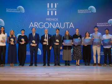 La Fundación PharmaMar reconoce la innovación en oncología con sus Premios Argonauta 2025 Imagen de la entrega de premios. REMITIDA / HANDOUT por ANTONIO J ESPINOSA VÁZQUEZ Fotografía remitida a medios de comunicación exclusivamente para ilustrar la noticia a la que hace referencia la imagen, y citando la procedencia de la imagen en la firma 25/11/2025