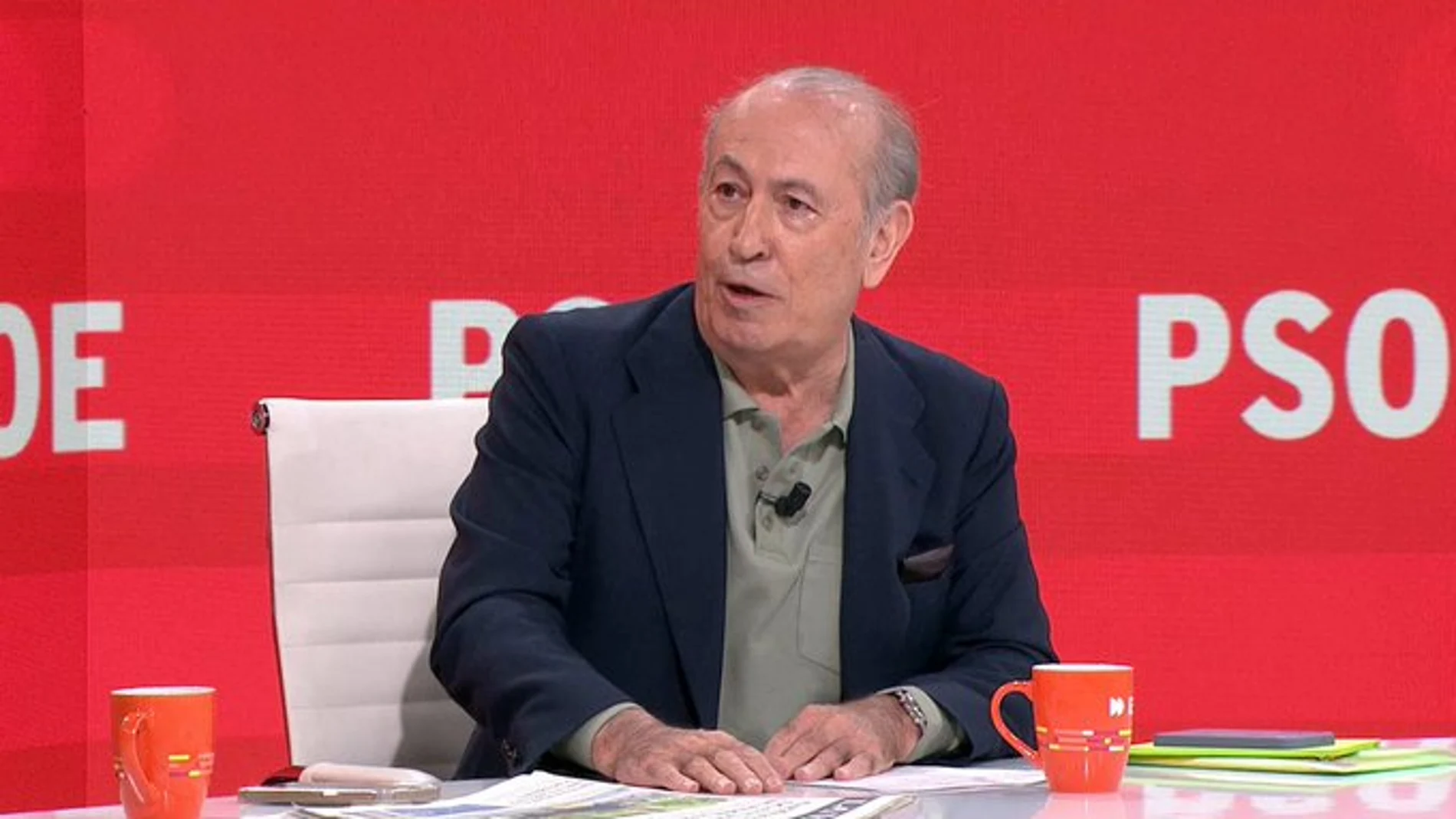 Nicolás Redondo durante su participación en 'Espejo Público' contra la reunión entre Pedro Sánchez y Otegi