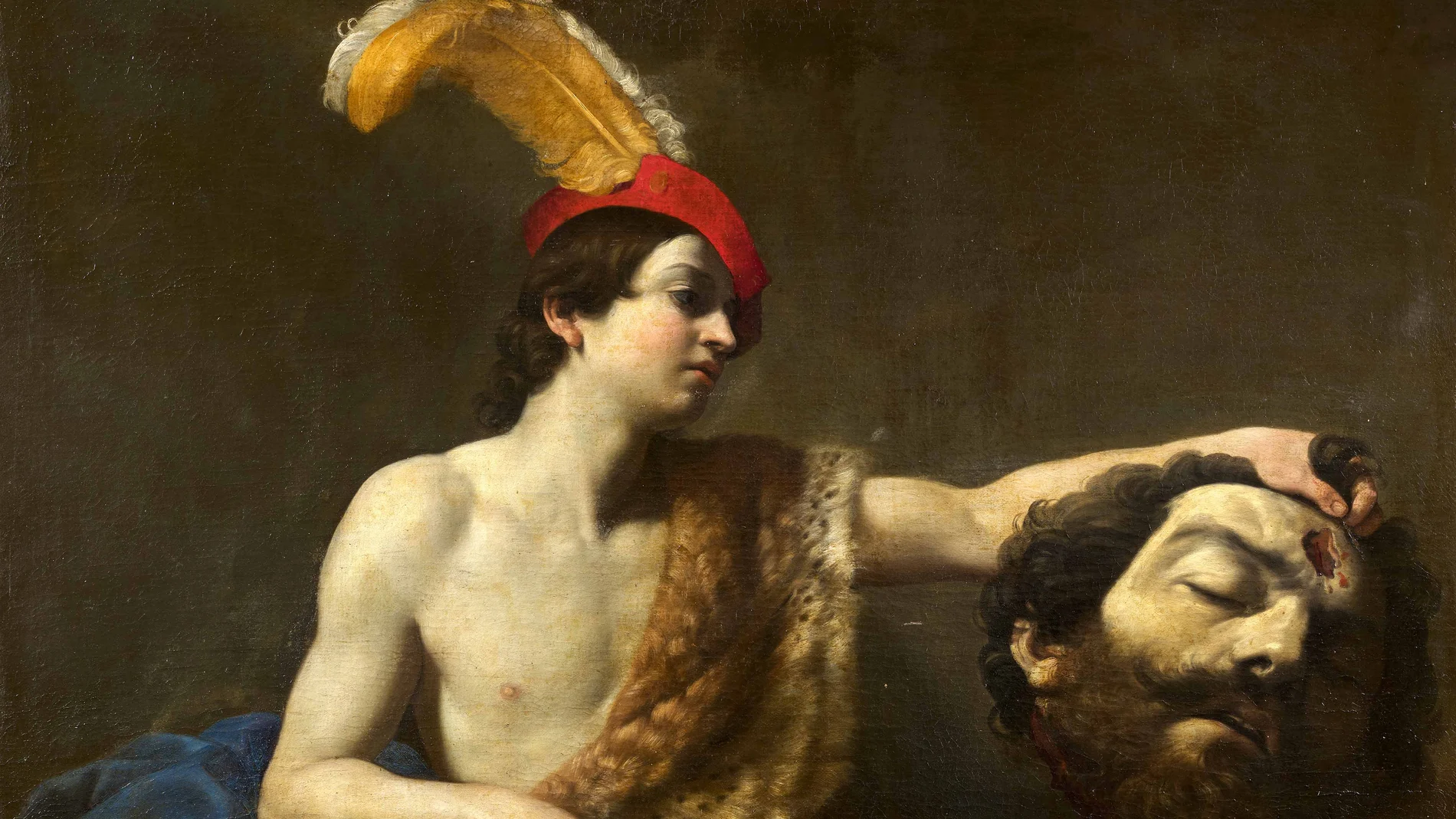 La obra de Guido Reni que representa a David contemplando la cabeza de Goliat