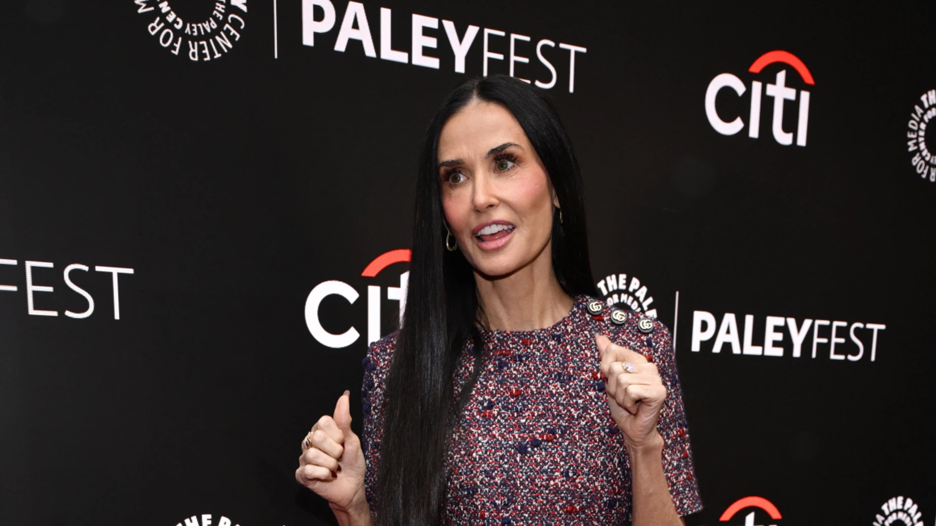 Demi Moore con la piel radiante.