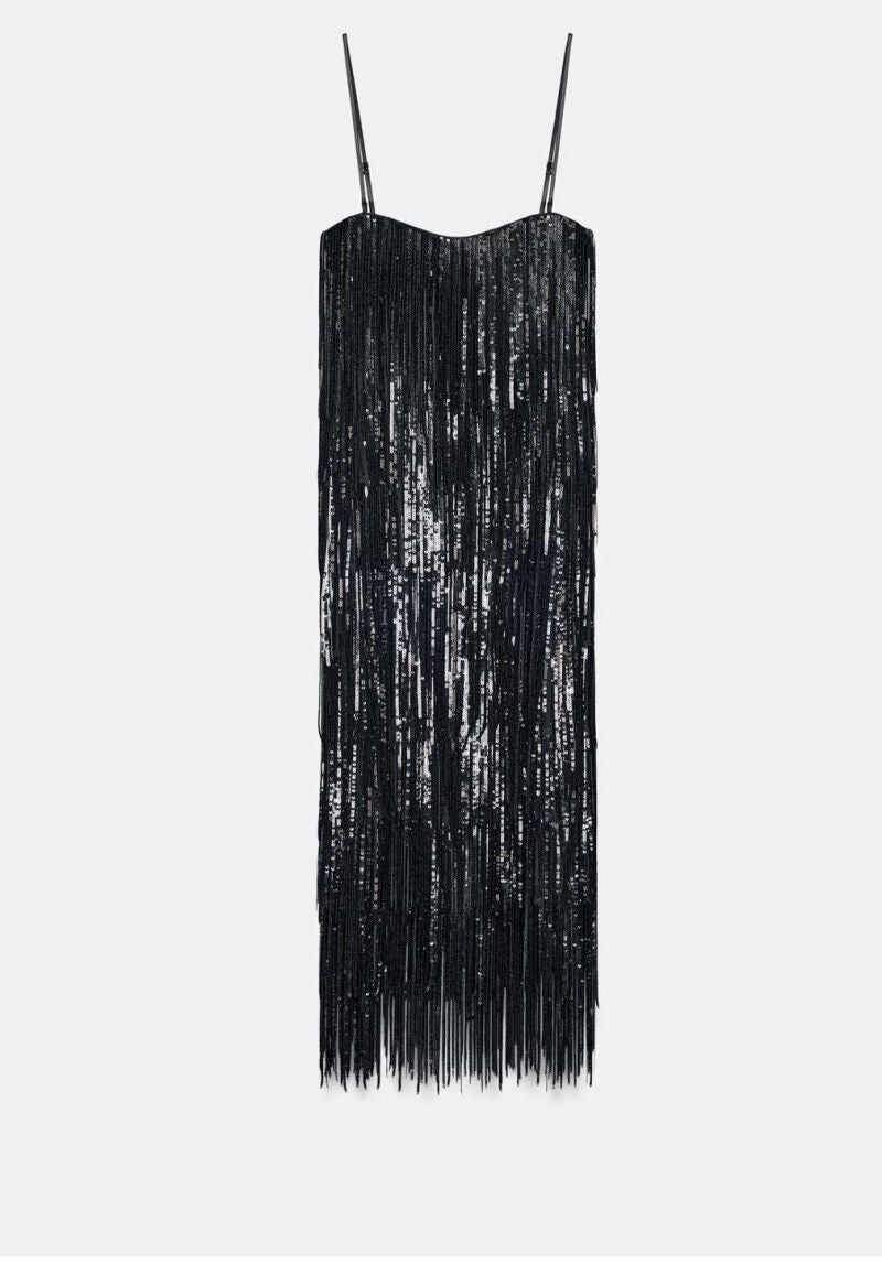 Vestido lentejuelas.