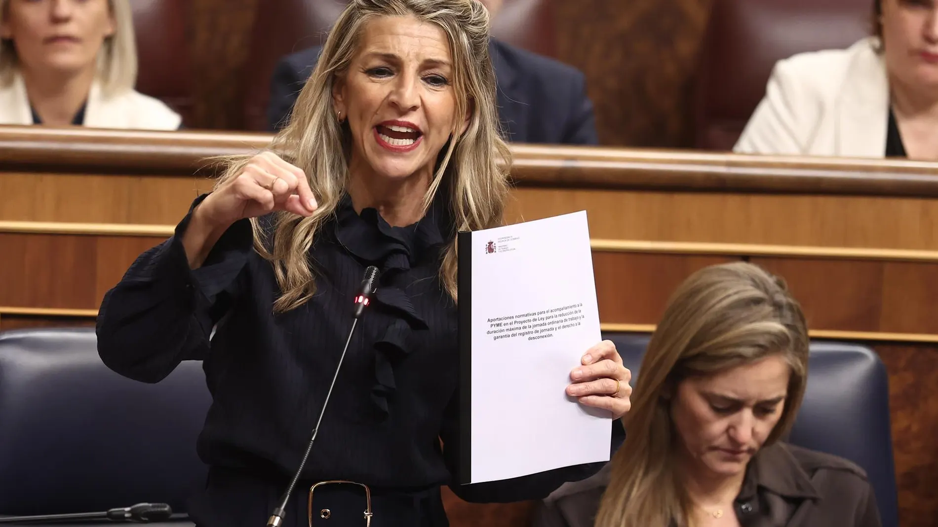 Yolanda Díaz tacha de indecoroso que jueces que condenaron a García Ortiz acudieran a unas conferencias del ICAM