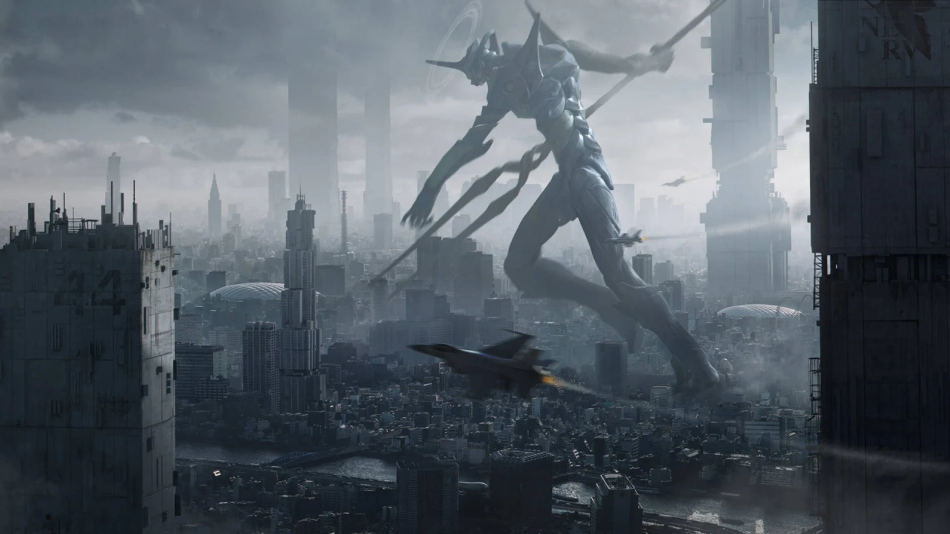 Los EVAs, mechas gigantes pilotados por adolescentes, son el eje de la serie 'Neon Genesis Evangelion'