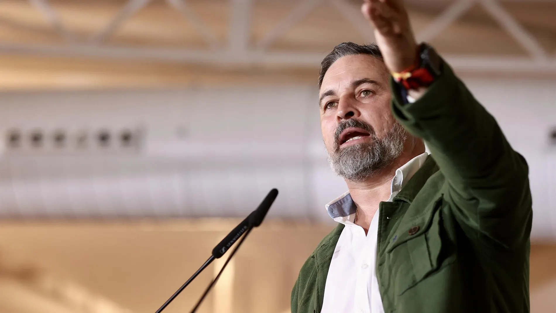 Abascal reclama "sentar a la gentuza" del Gobierno "en el banquillo" y convocar elecciones inmediatas