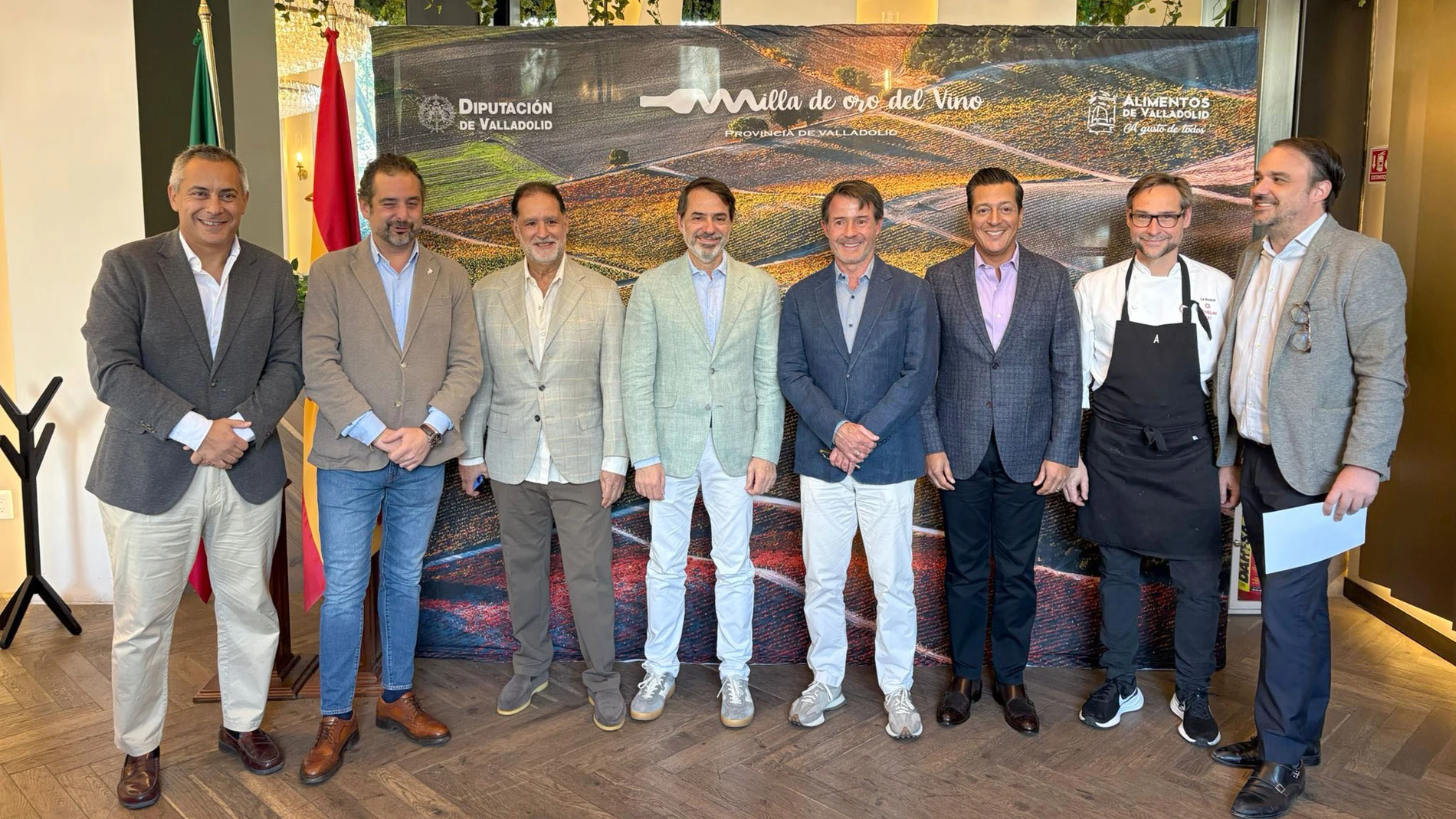 Promoción de la Milla de Oro del Vino de Valladolid en México