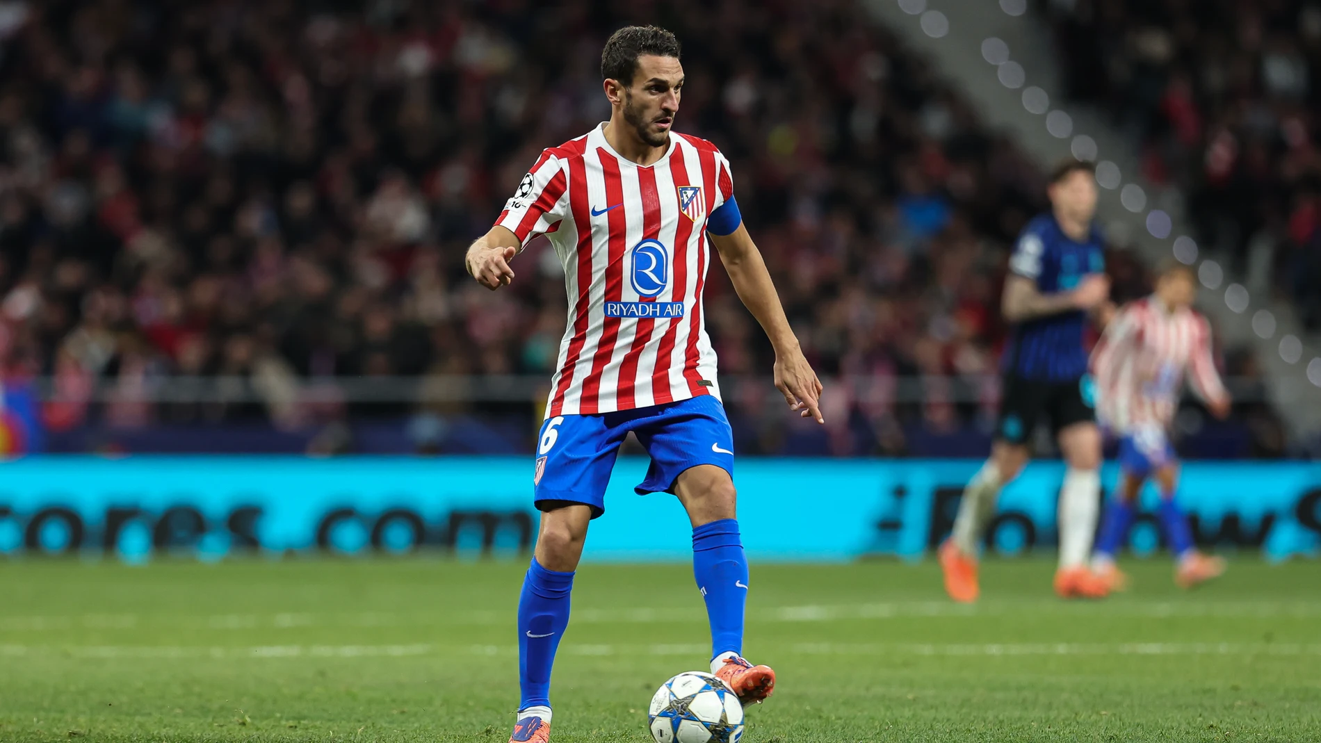 Koke of Atletico de Madrid in action during the UEFA Champions League 2025/26 League Phase MD5 match between Atletico de Madrid and FC Internazionale Milano at Riyadh Air Metropolitano on November 26, 2025, in Madrid, Spain. AFP7 26/11/2025 ONLY FOR USE IN SPAIN