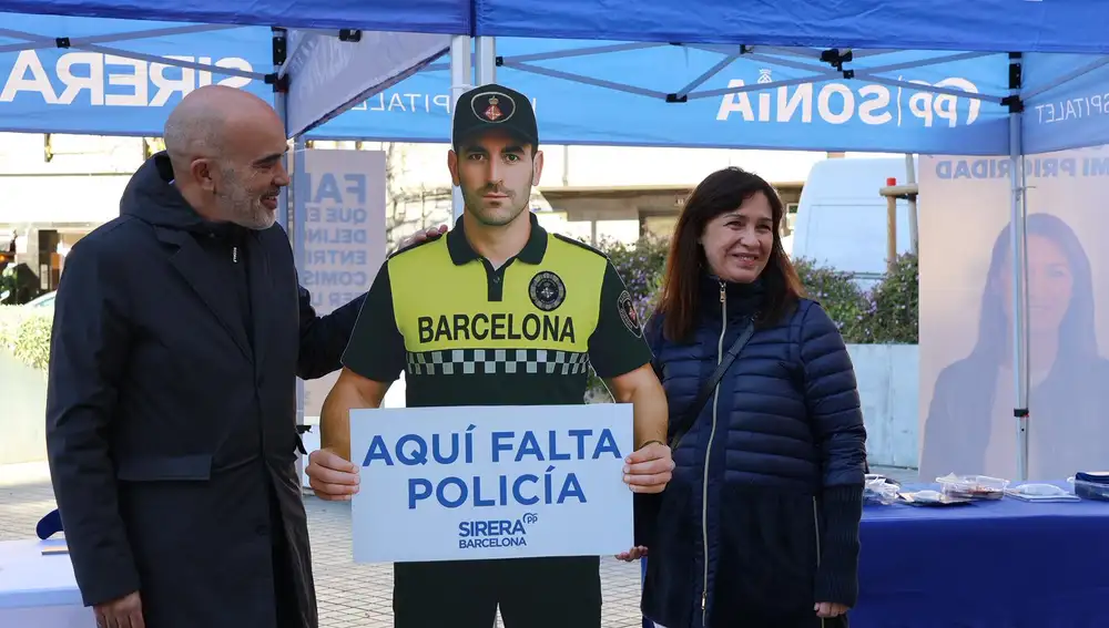 Daniel Sirera y Sonia Esplugas en el acto de hoy