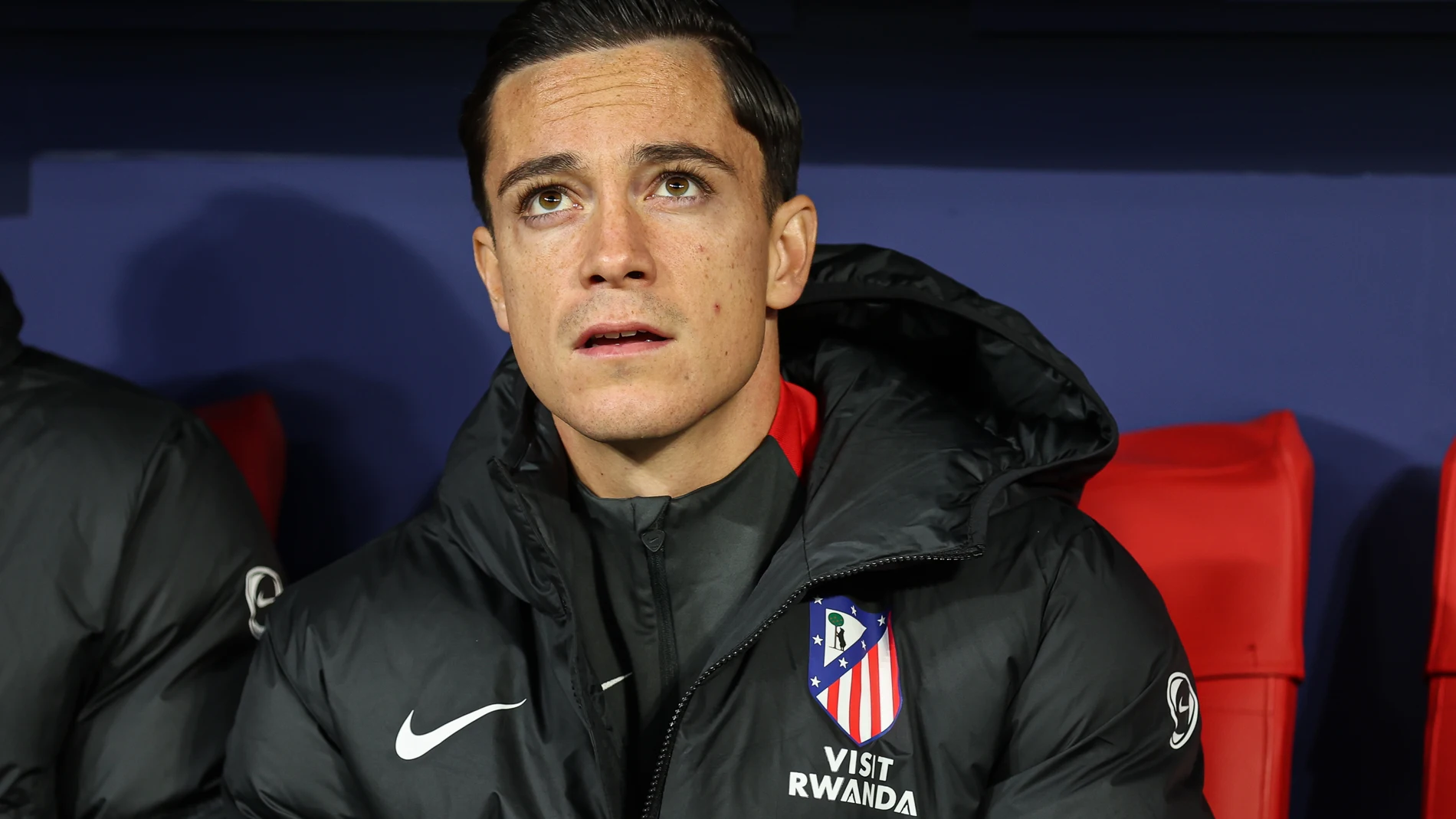 Giacomo Raspadori of Atletico de Madrid looks on during the UEFA Champions League 2025/26 League Phase MD5 match between Atletico de Madrid and FC Internazionale Milano at Riyadh Air Metropolitano on November 26, 2025, in Madrid, Spain. AFP7 26/11/2025 ONLY FOR USE IN SPAIN