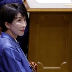 La primera ministra japonesa, Sanae Takaichi, durante un debate parlamentario