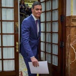 Pedro Sánchez, en el Congreso de los Diputados