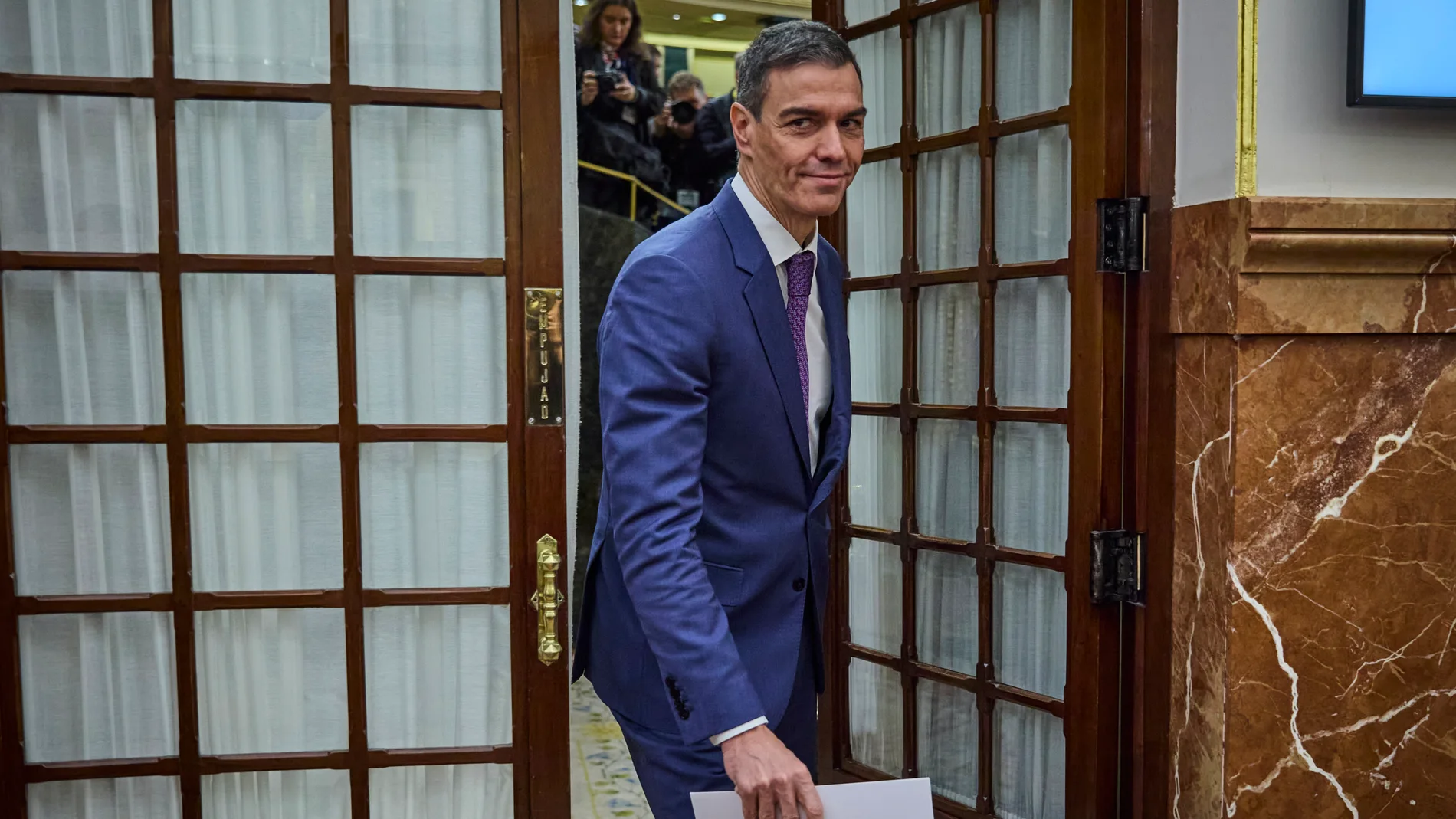 Sesión de control al Gobierno en el Congreso de los Diputados. Comparece en el pleno el Presidente del Gobierno, Pedro Sánchez. © Alberto R. Roldán / Diario La Razón.26 11 2025