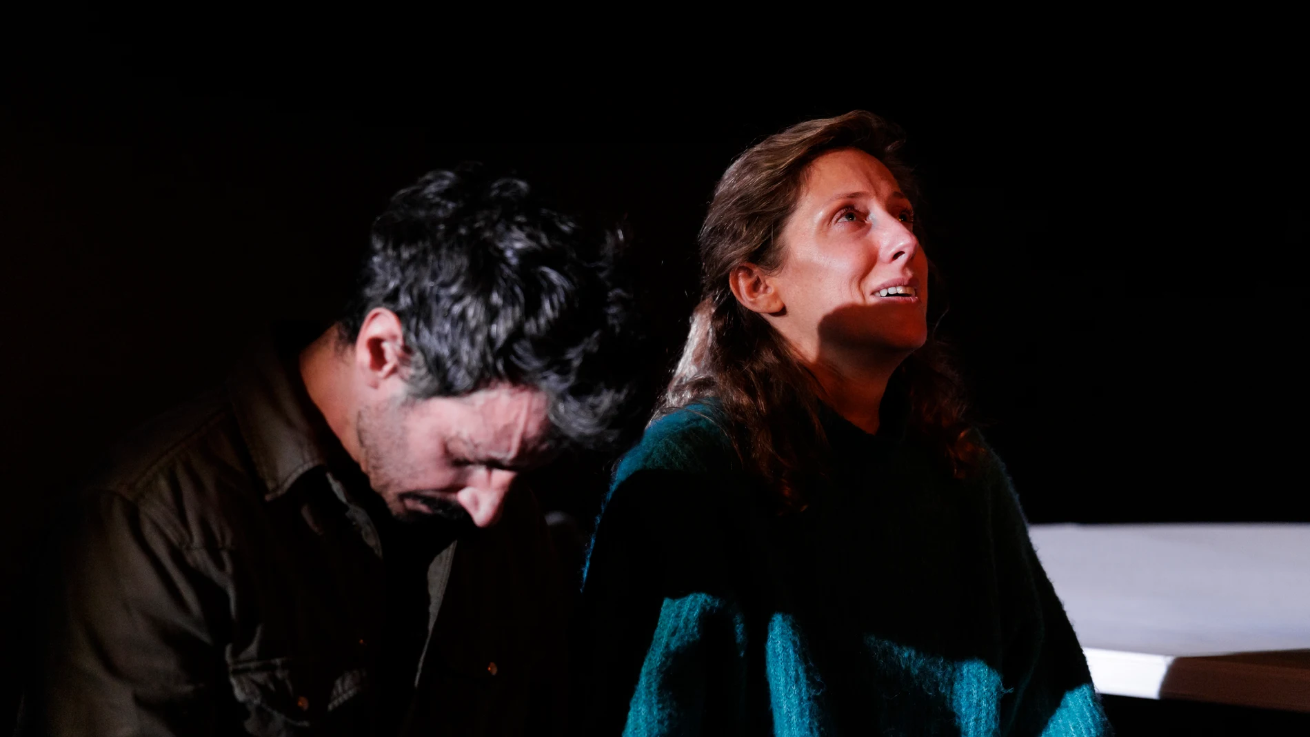 Cecilia Freire e Ignacio Mateos, en un momento de la representación