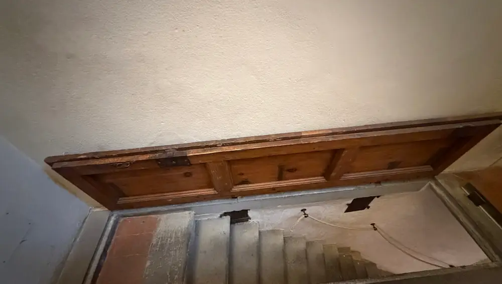 El acceso a la estancia secreta de Miguel Ángel