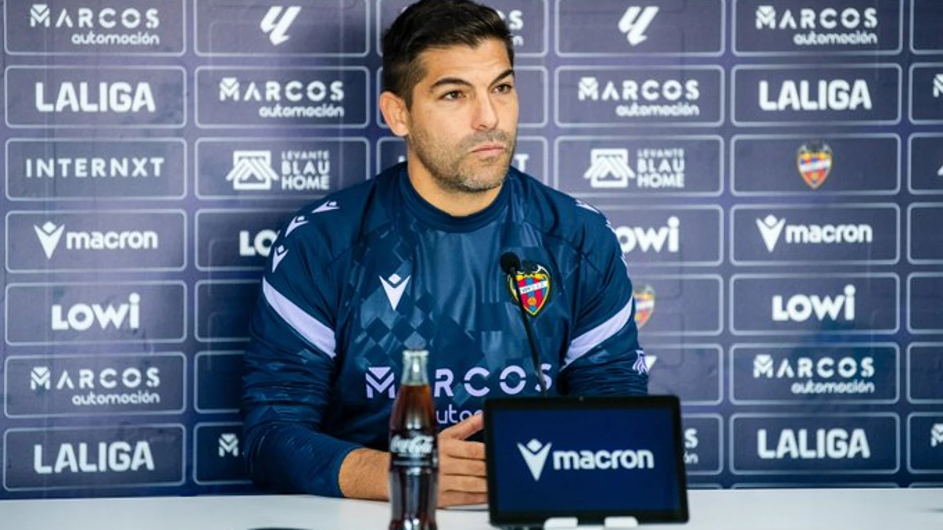 Álvaro del Moral, entrenador del Levante