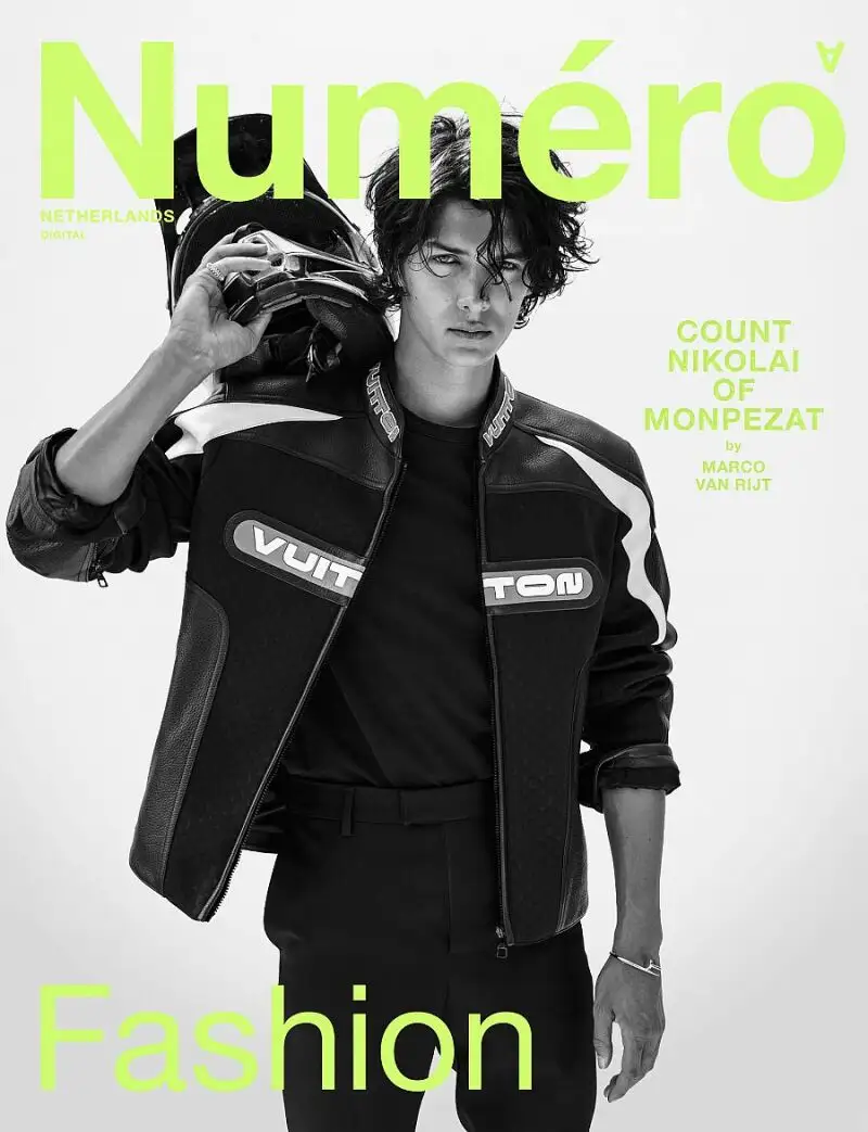Nicolás de Monpezat en la portada de la revista francesa "Numéro"