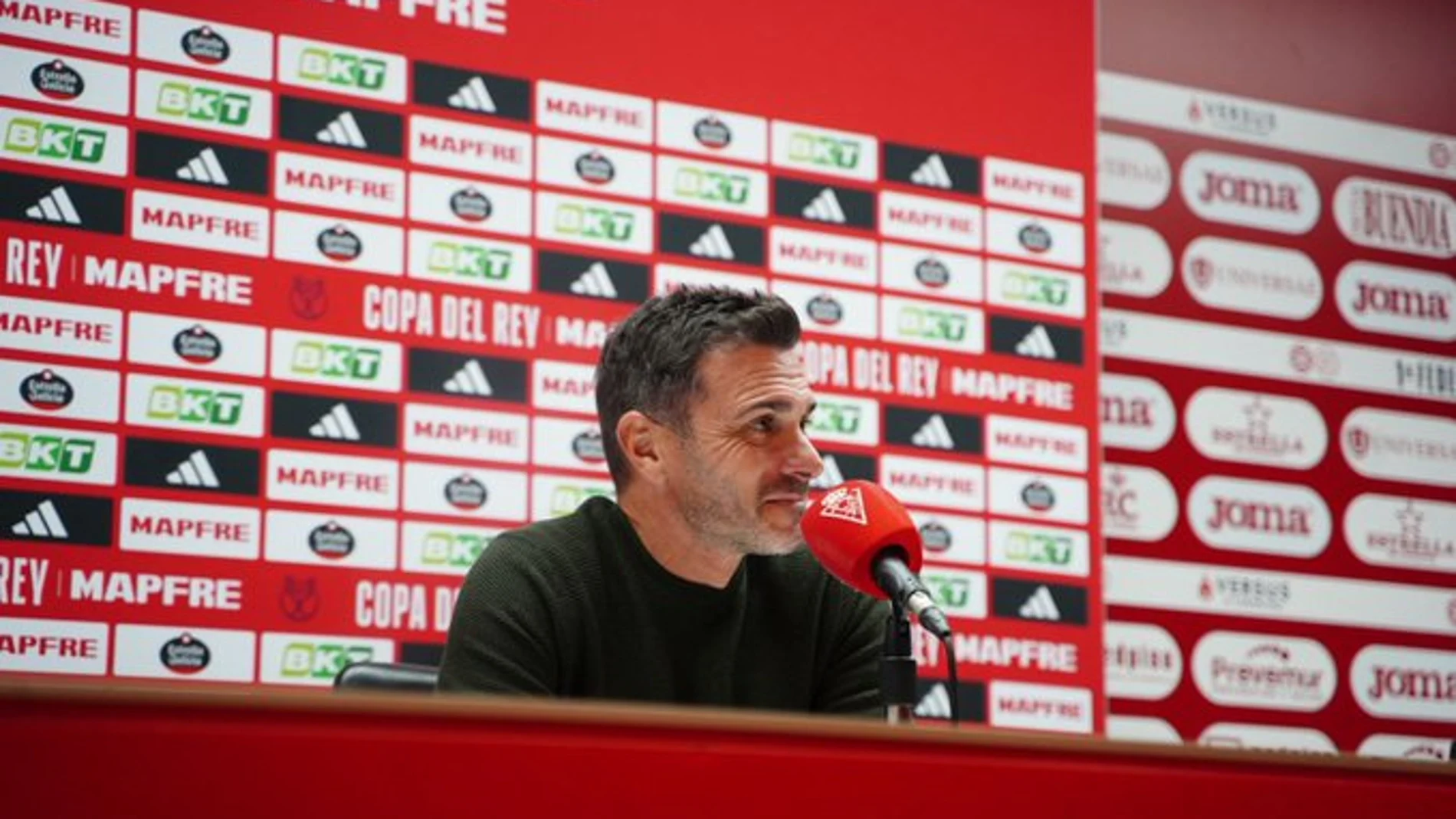 Adrián Colunga, entrenador del Real Murcia