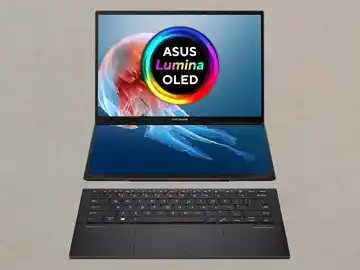 El ASUS Zenbook Duo OLED UX8406CA-QL078W tiene dos pantallas El ASUS Zenbook Duo OLED UX8406CA-QL078W tiene dos pantallas