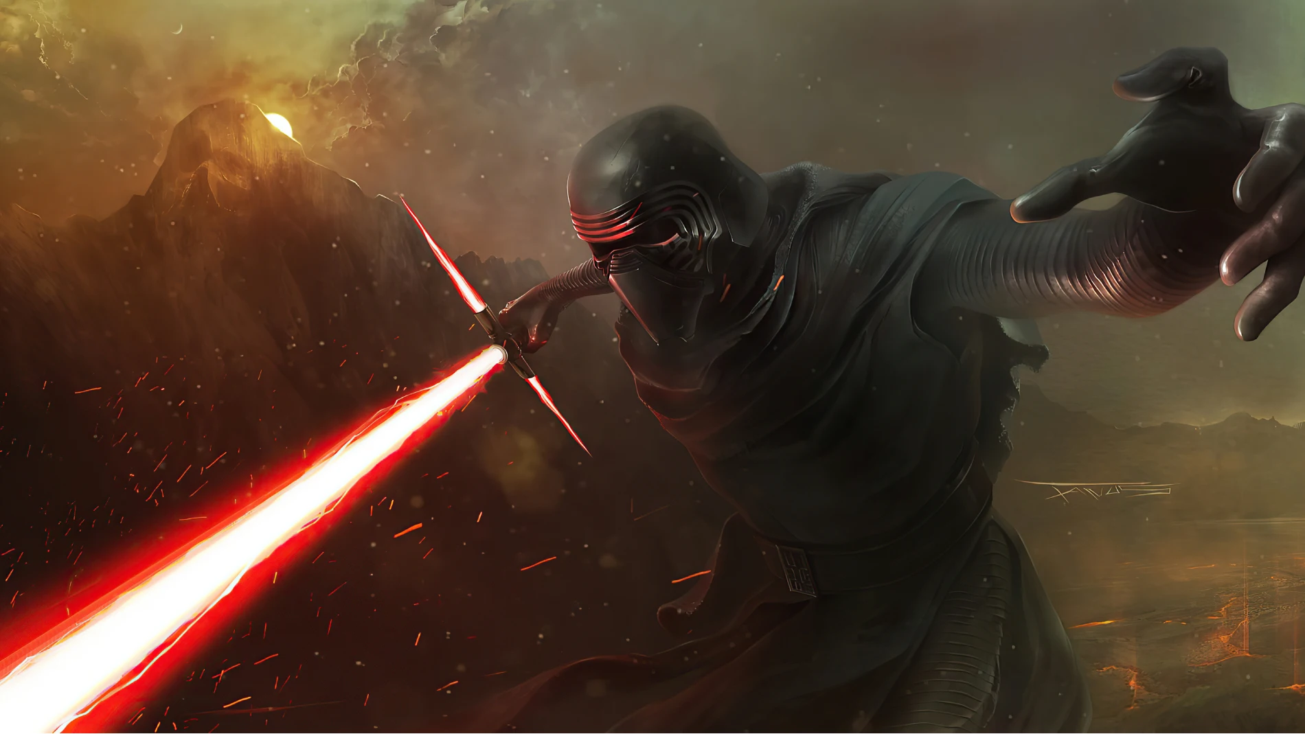 Kylo Ren, también conocido como Ben Solo, es un personaje clave moderna de la saga 'Star Wars'
