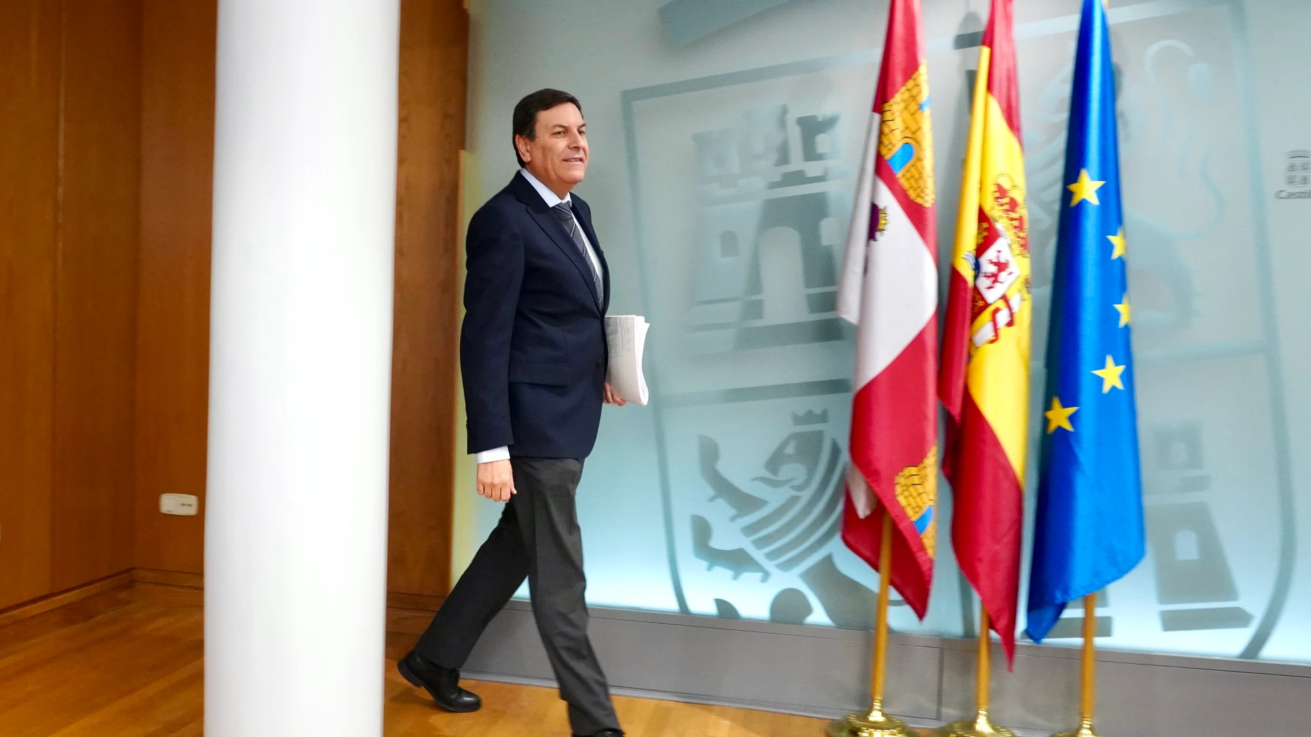 El consejero portavoz de la Junta, Carlos Fernández Carriedo