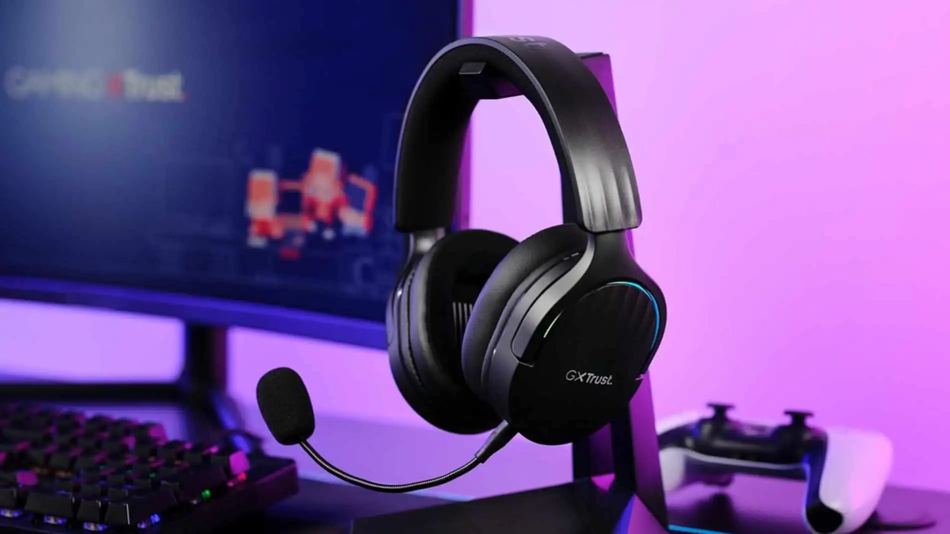 Los auriculares Trust GXT 491 Fayzo se pueden conectar de forma inalámbrica y por cable