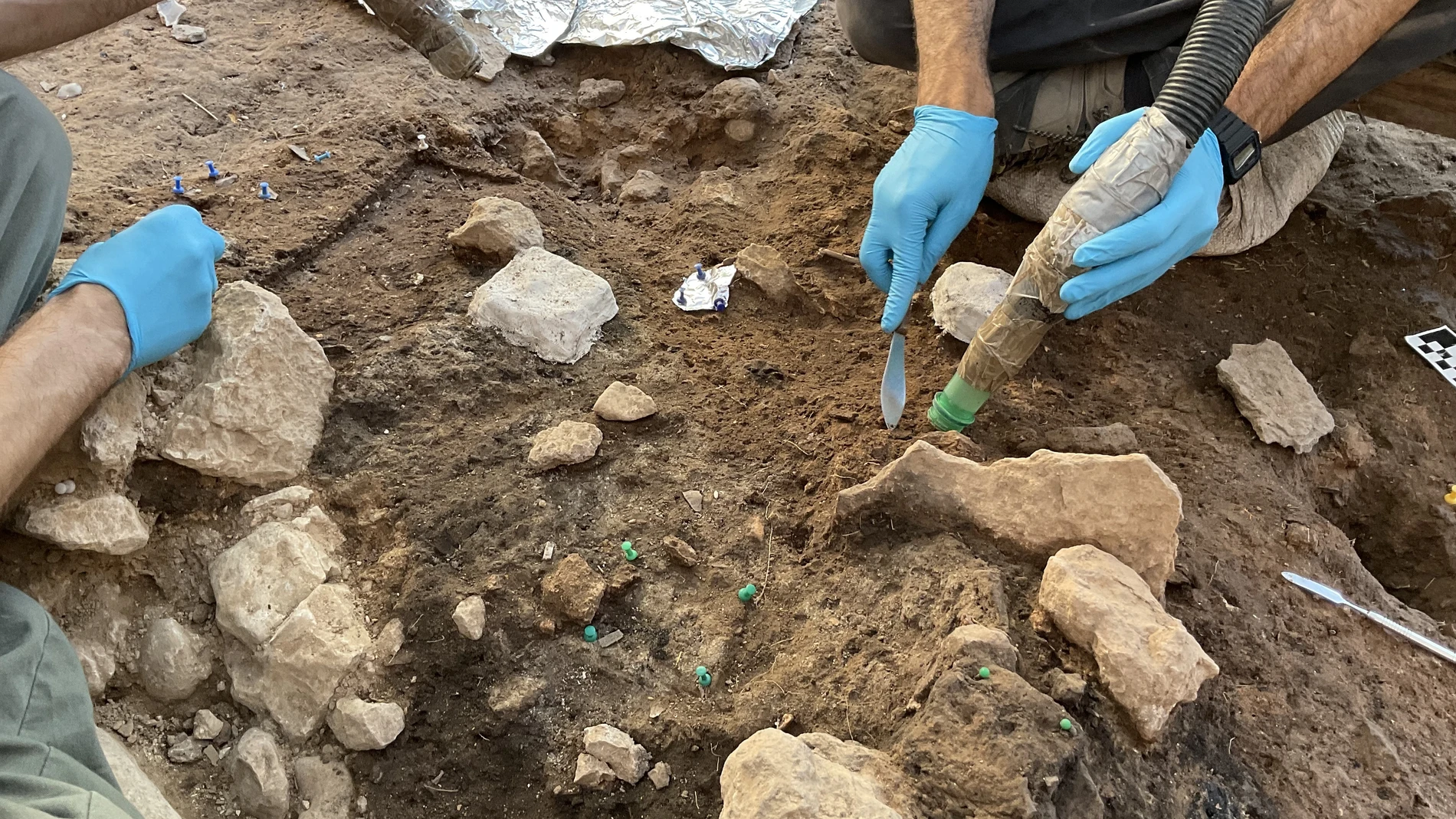 Foto del yacimiento de El Salt, en Alcoy (Alicante)