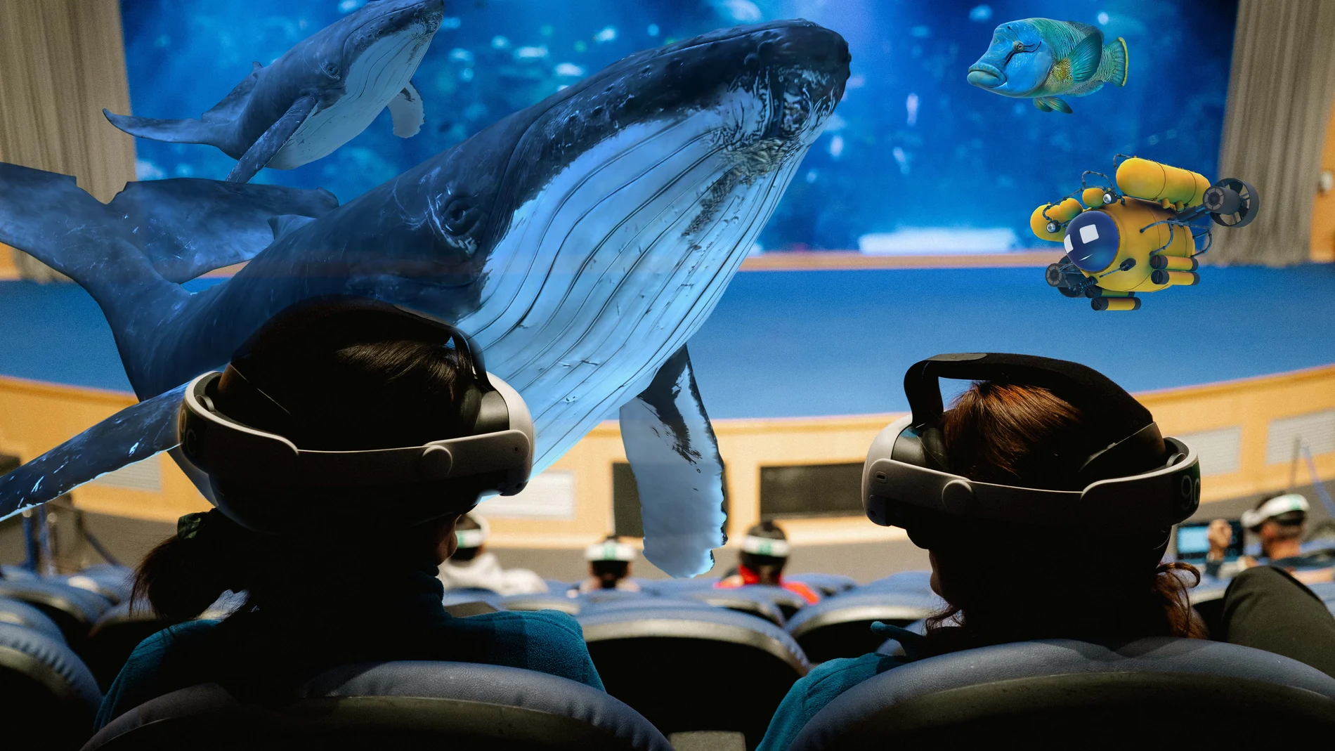 Ballenas gigantes y realidad virtual en la nueva propuesta del Oceanogràfic de Valencia