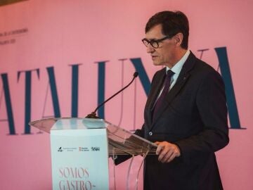 El presidente de la Generalitat, Salvador Illa, la noche del miércoles en México.