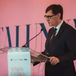 El presidente de la Generalitat, Salvador Illa, la noche del miércoles en México.