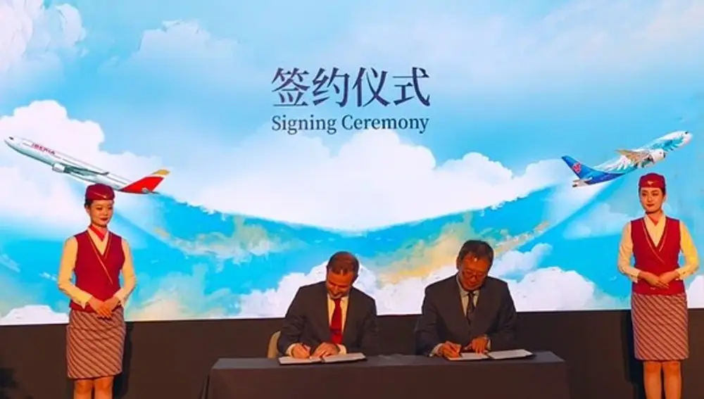 Iberia se expande en Asia con un acuerdo de código compartido con China Southern