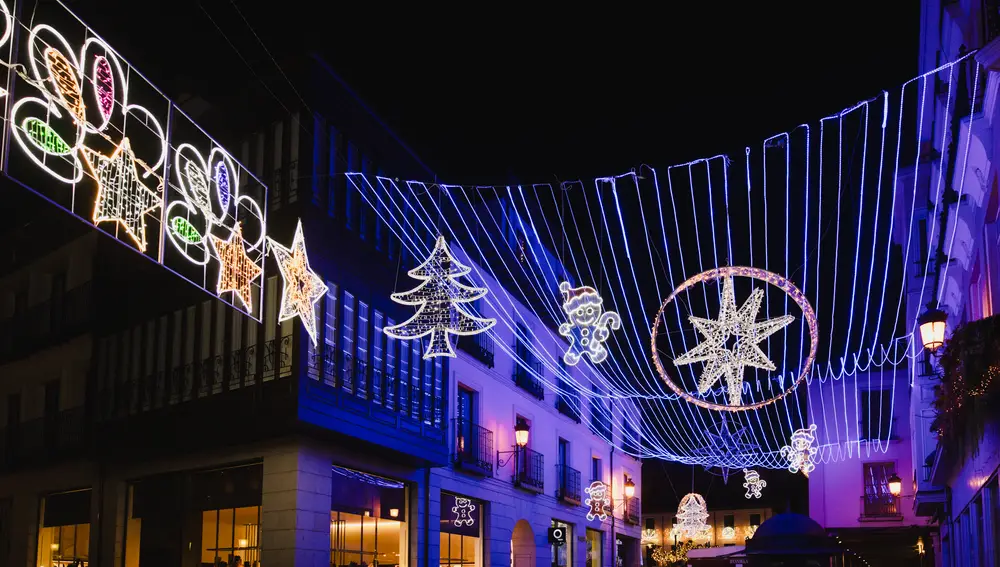 Encendido navideño en Palencia