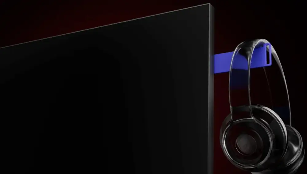 El soporte retráctil para auriculares que integra el Xiaomi Mini LED Gaming Monitor G Pro 27Qi 2026