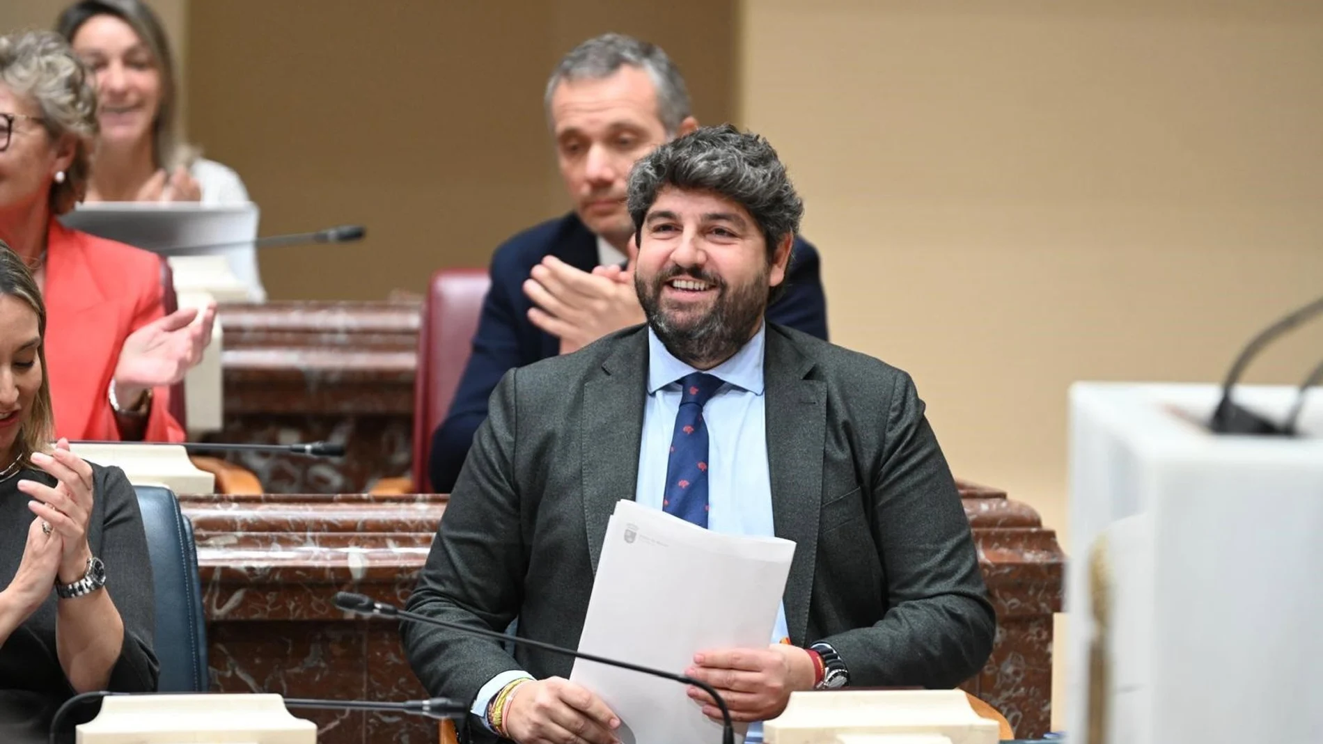 MURCIA.-López Miras comparecerá el 11 de diciembre para responder a las preguntas de los portavoces parlamentarios