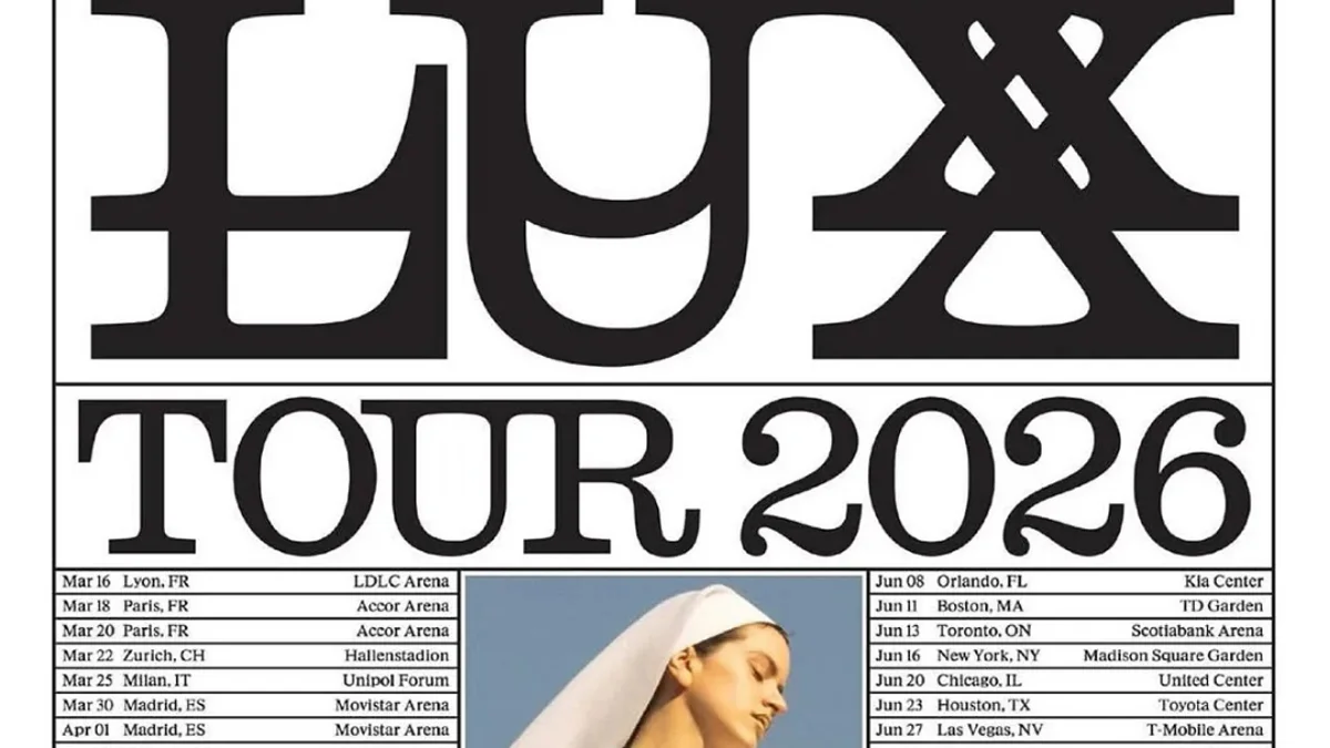 Cartel Tour 2026 Lux Rosalía