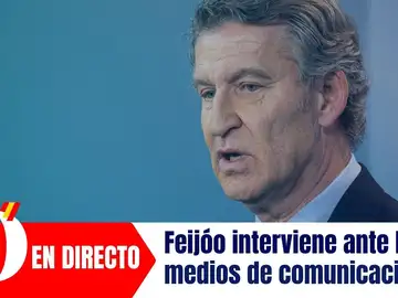 Feijóo interviene ante los medios de comunicación Feijóo interviene ante los medios de comunicación
