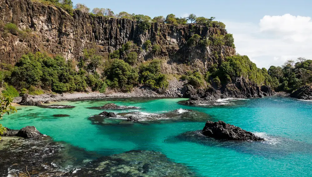 Bahía dos Porcos en Fernando de Noronha