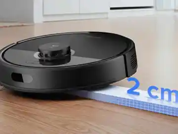 El roborock Q7 L5+ puede sortear fácilmente desniveles de hasta 2 centímetros El roborock Q7 L5+ puede sortear fácilmente desniveles de hasta 2 centímetros