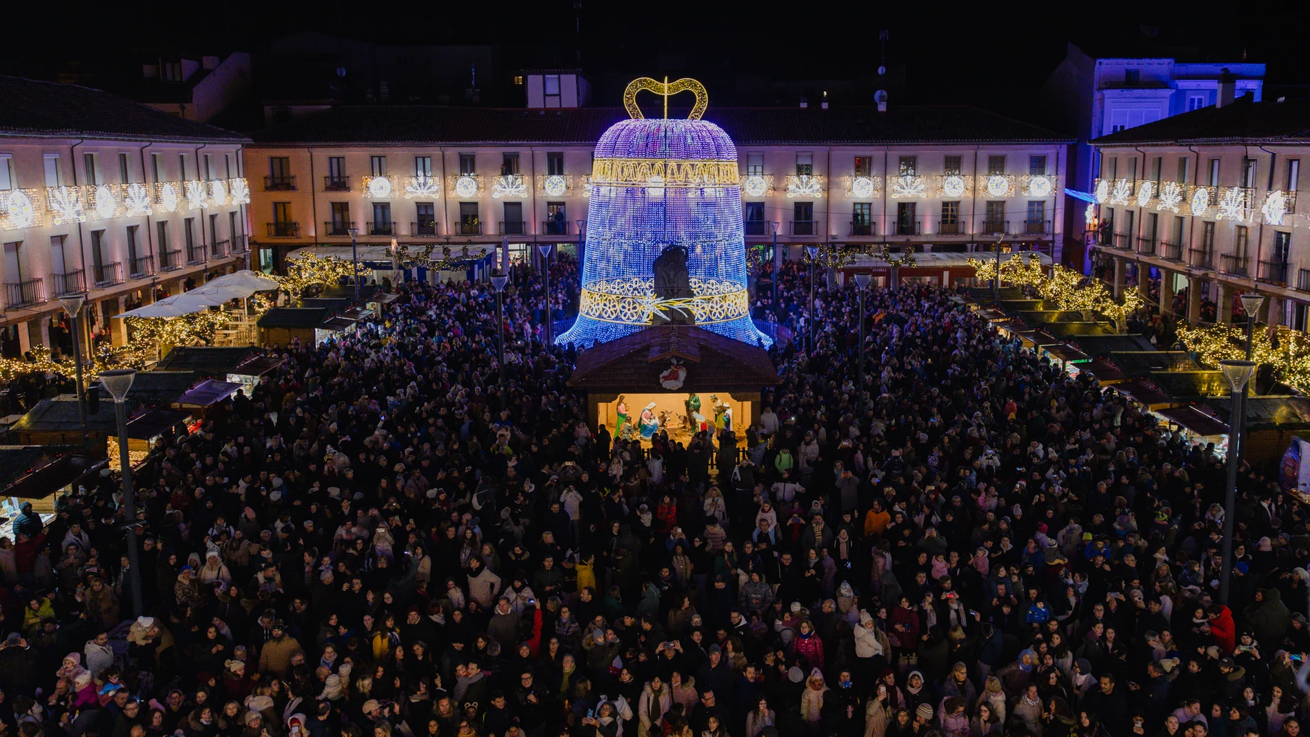 Palencia enciende la iluminación de la Navidad