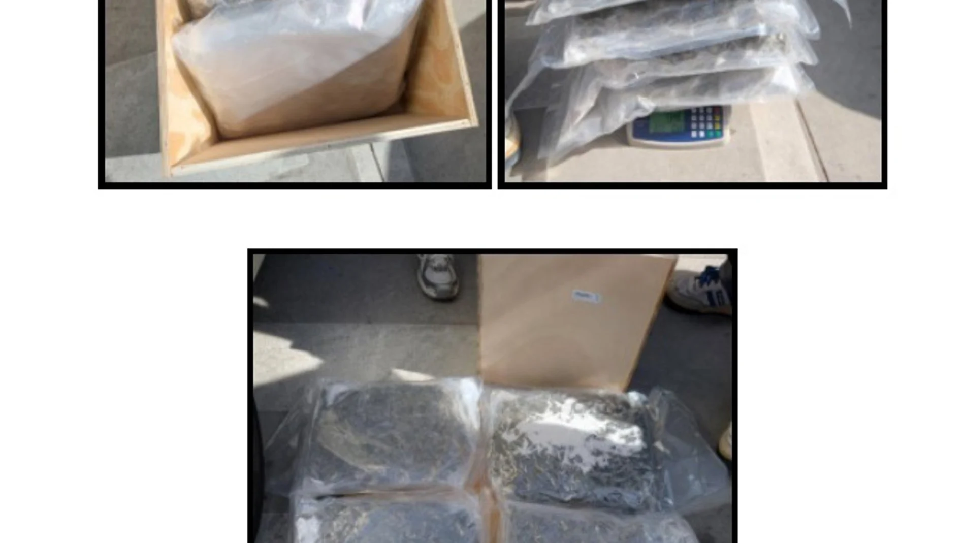 MURCIA.-Sucesos.- Detenidos dos hombres en Murcia por pretender enviar marihuana a Alemania por una empresa de paquetería