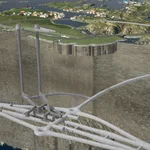 Perfil del nuevo túnel que conectará los fiordos de Noruega